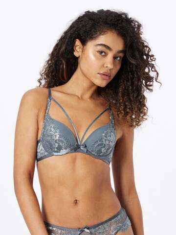 Hunkemöller T-Shirt BH 'Meghan' in Grau: Vorderseite