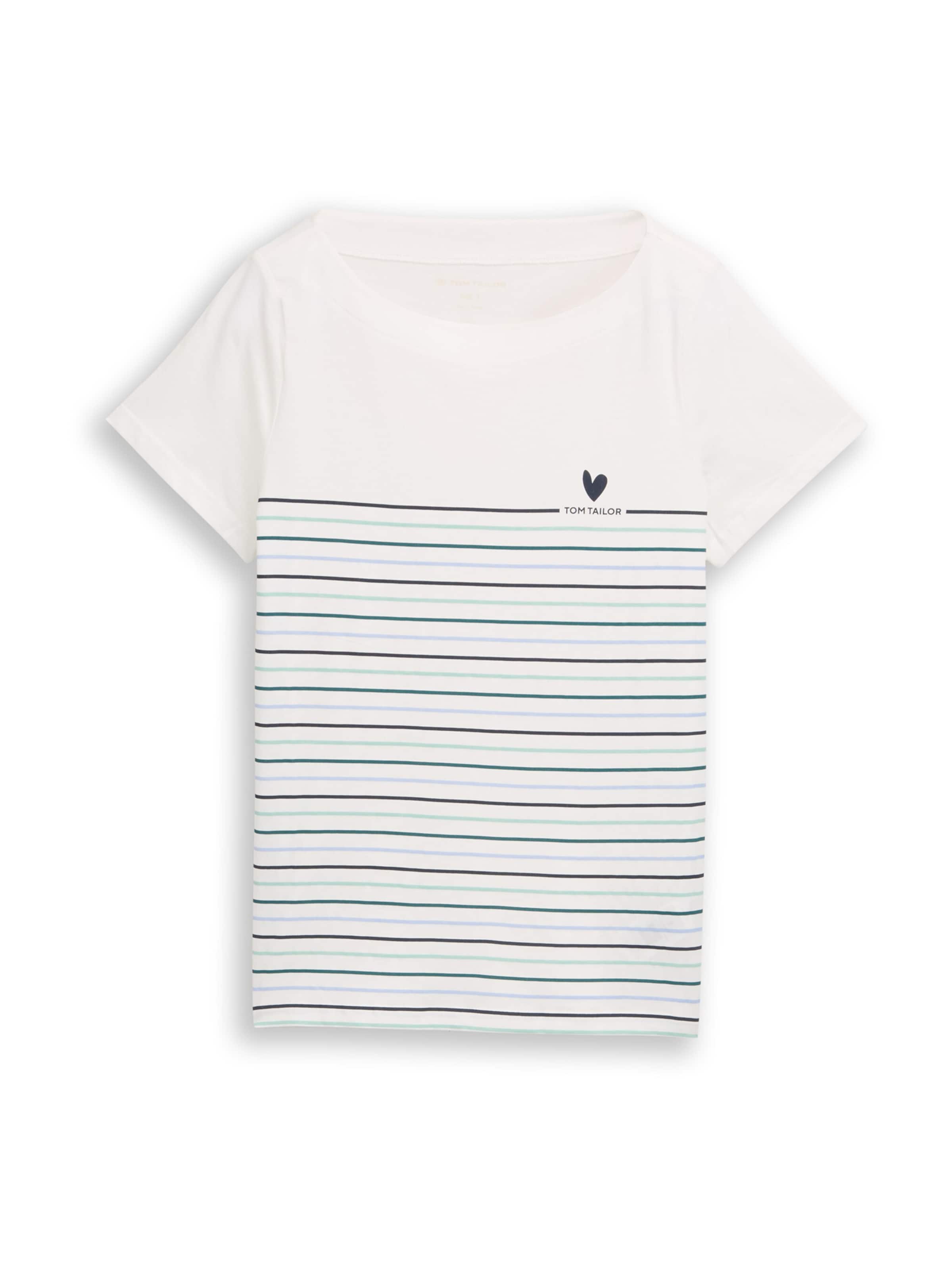 TOM TAILOR T-shirt i vit: framsida