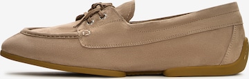 Mocassin CESARE GASPARI en beige : devant