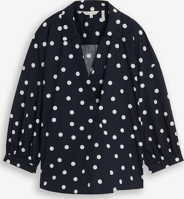 Chemisier TOM TAILOR en bleu : devant