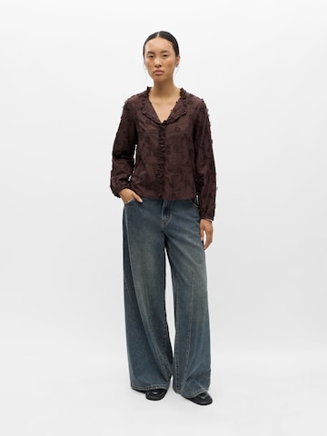 Chemisier 'OBJKARLI' OBJECT en marron
