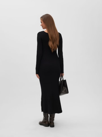 Robes en maille VERO MODA en noir