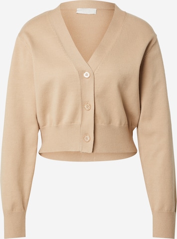 Cardigan LeGer by Lena Gercke en beige : devant