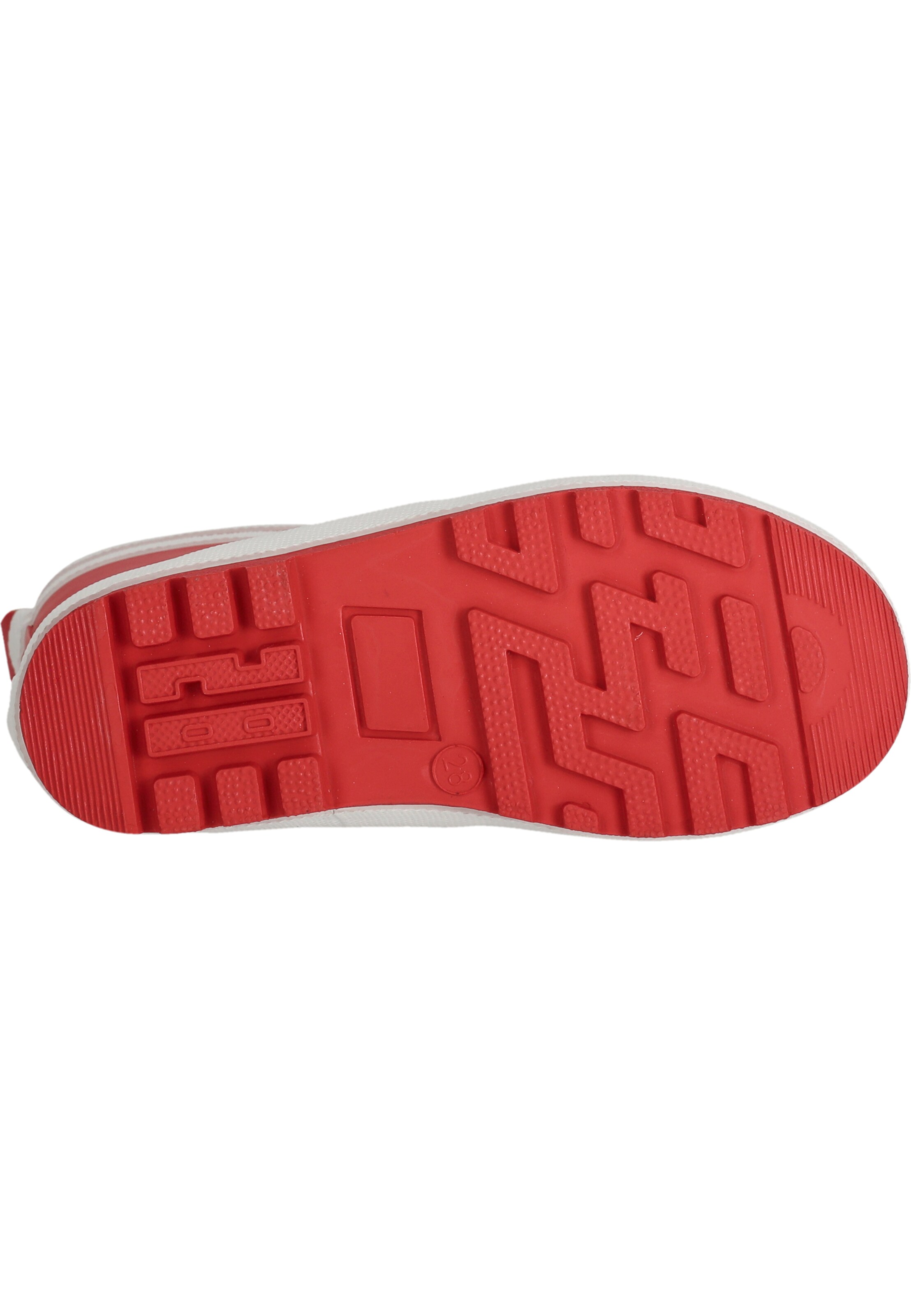 ZigZag Rubber Boots in Red