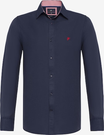 DENIM CULTURE Overhemd ' BRADLEY ' in Blauw: voorkant