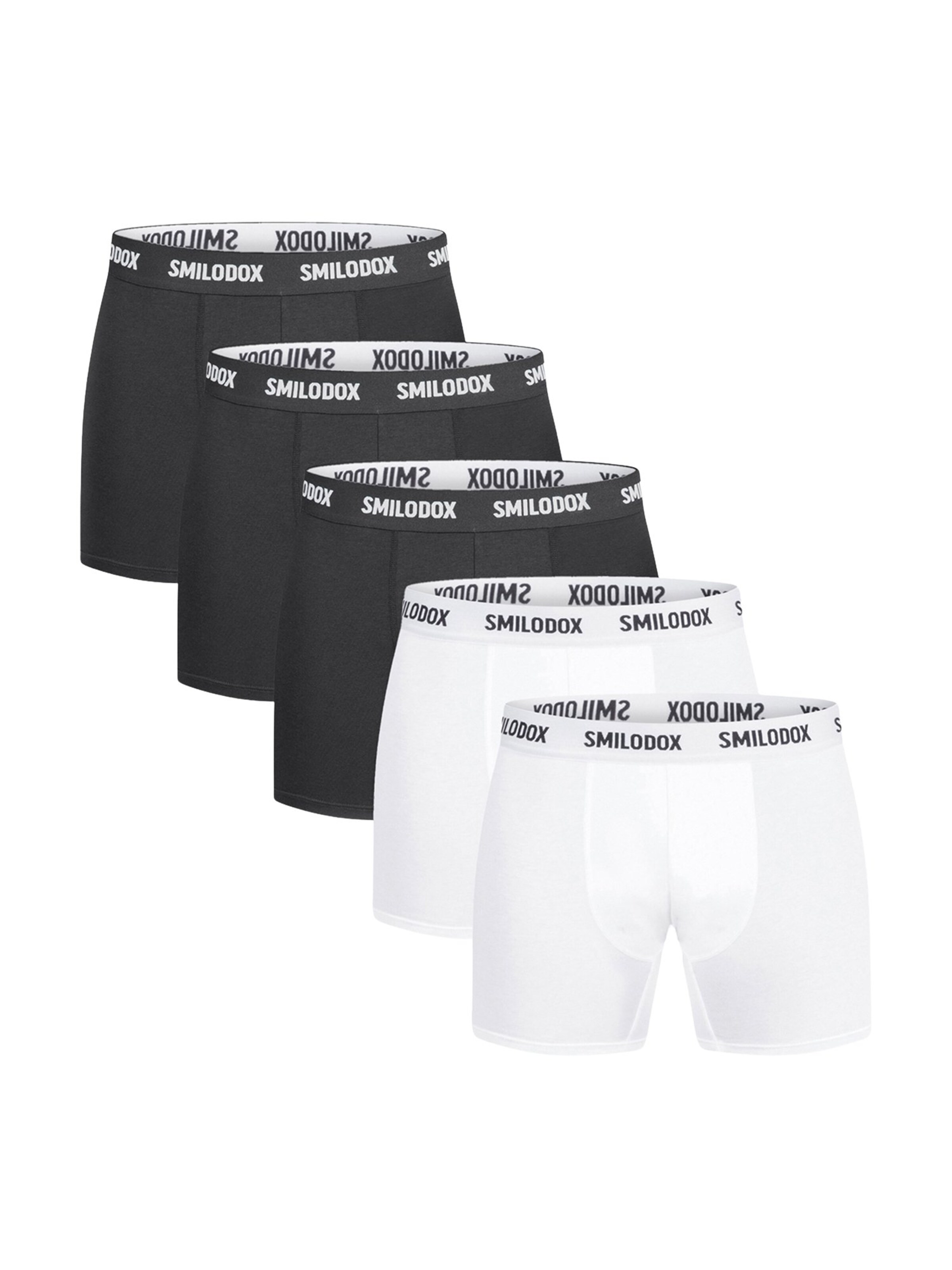 Boxers 'Larry' Smilodox en noir : devant