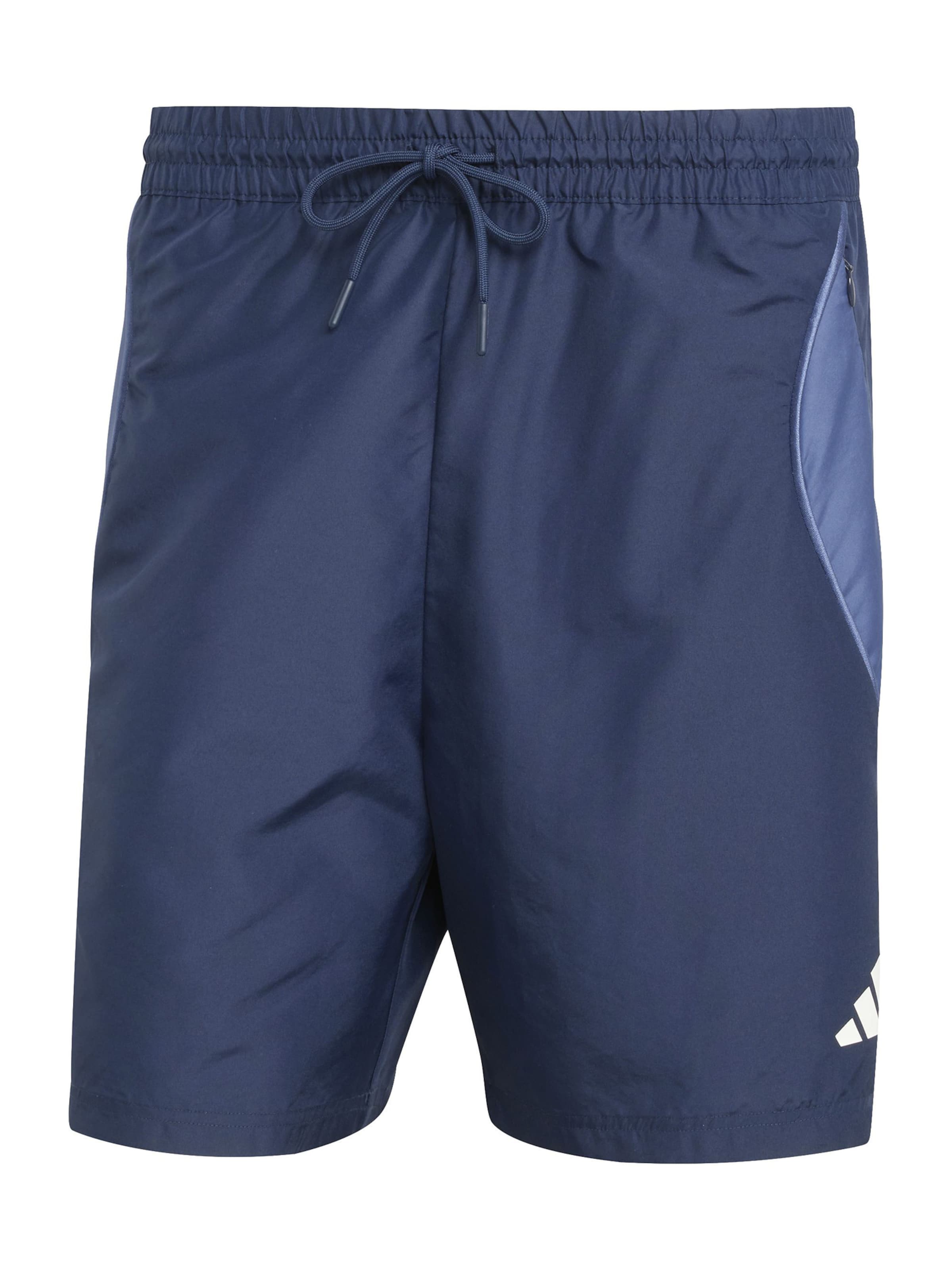 Regular Pantaloni sport 'Stadium' de la ADIDAS SPORTSWEAR pe albastru: față