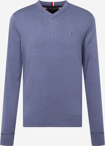 Pull-over TOMMY HILFIGER en bleu : devant