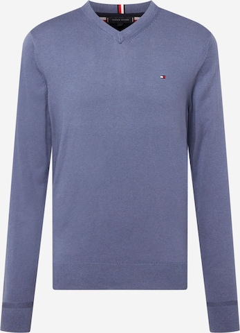 Pull-over TOMMY HILFIGER en bleu : devant