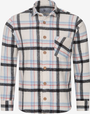 Rock Creek Button Up Shirt in White: front