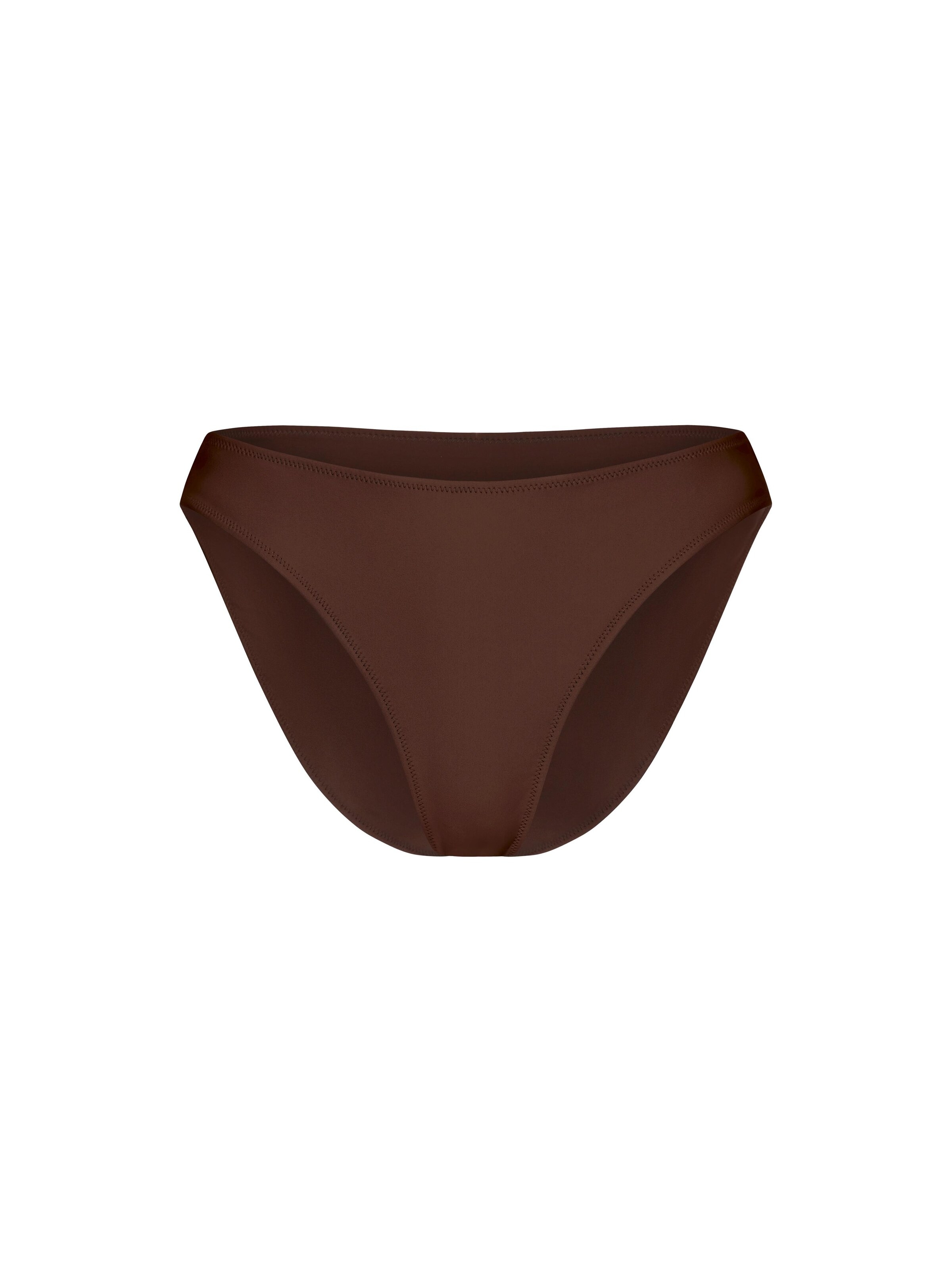 cfab (formerly creamy fabrics) - Braga de bikini 'Tie Bikini Bottom' en marrón: frente