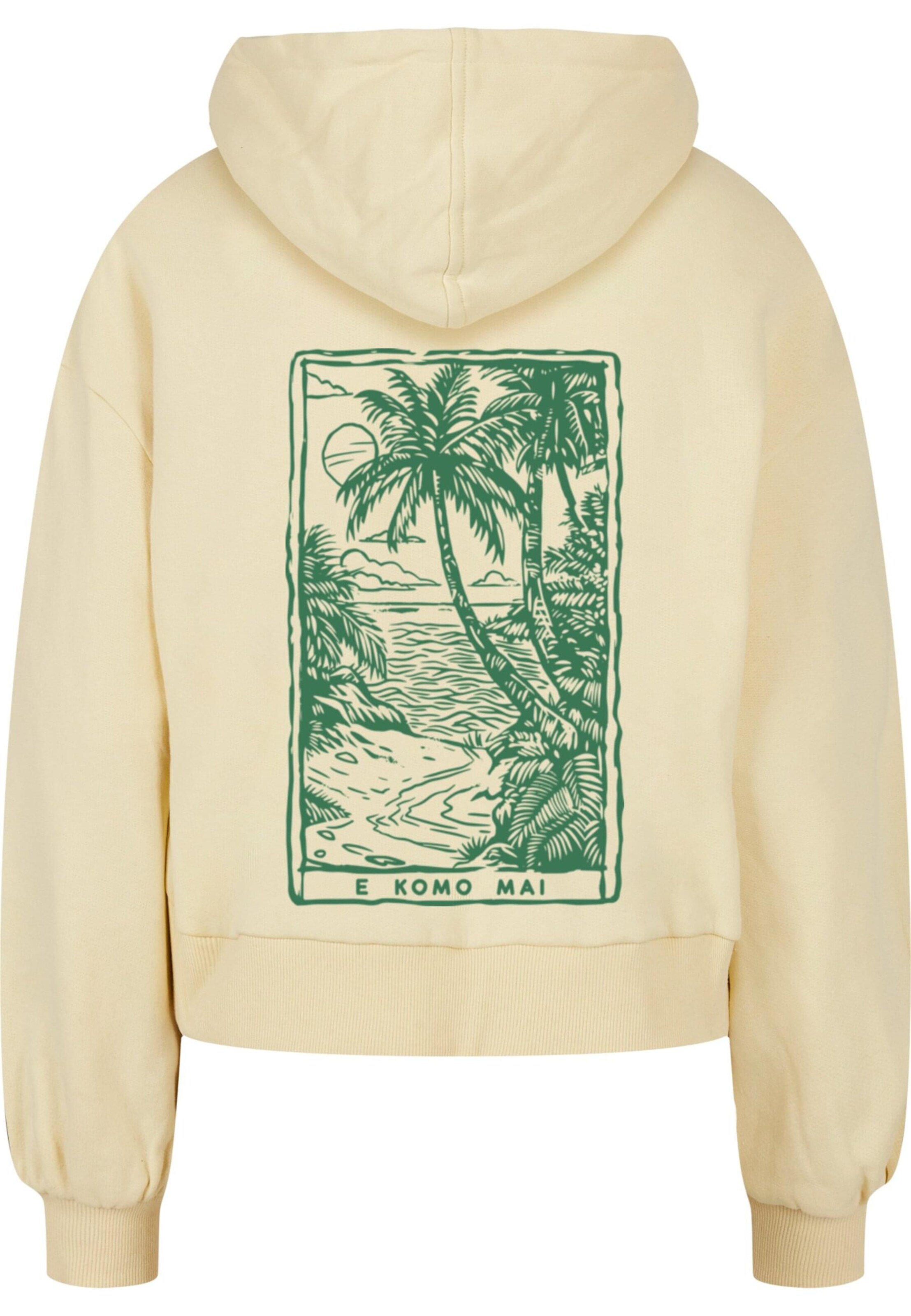 Merchcode Sweatshirt 'Hawai' in Gelb