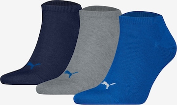 Chaussettes de sport PUMA en bleu : devant