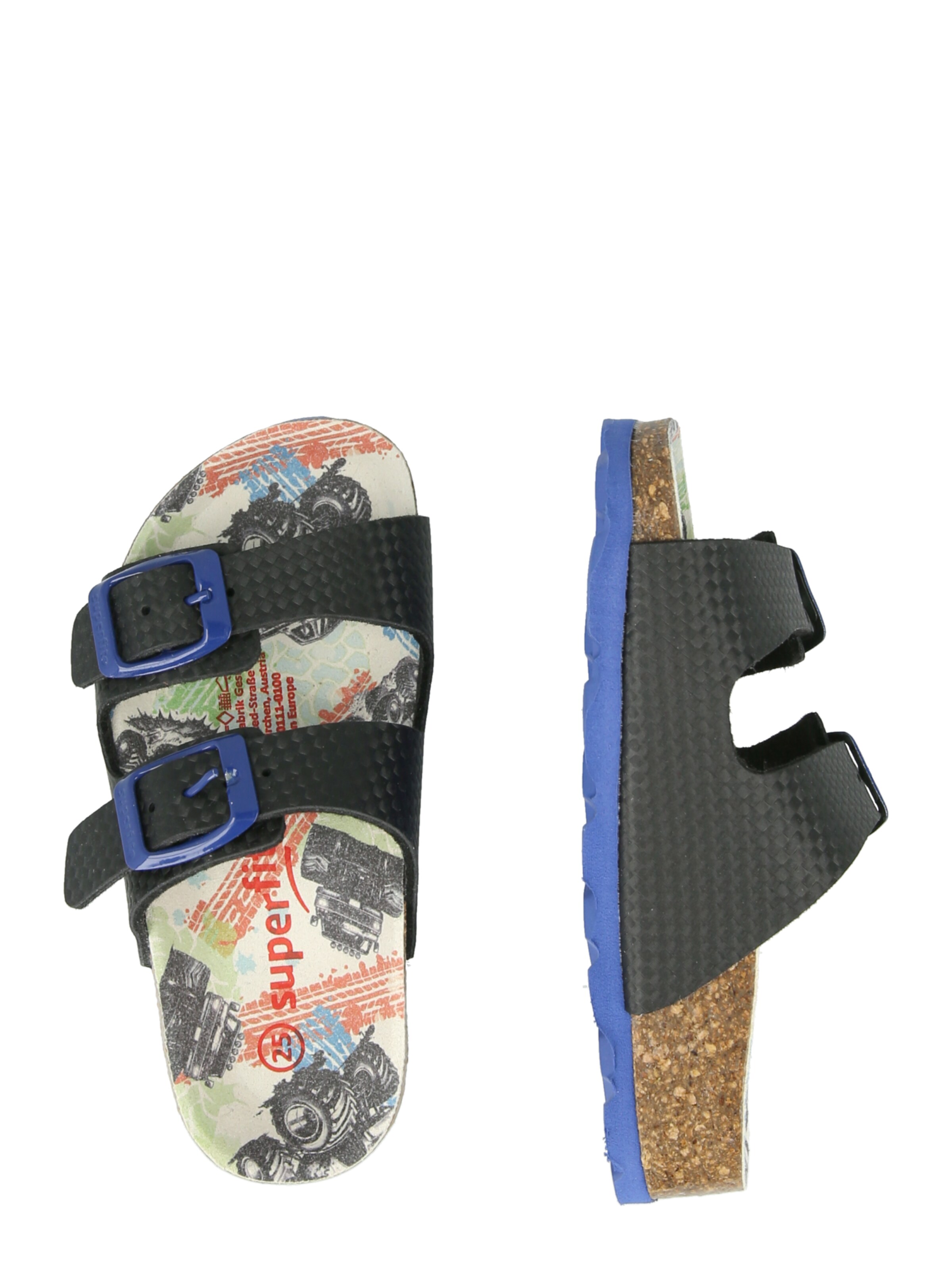 SUPERFIT Open schoenen in Zwart