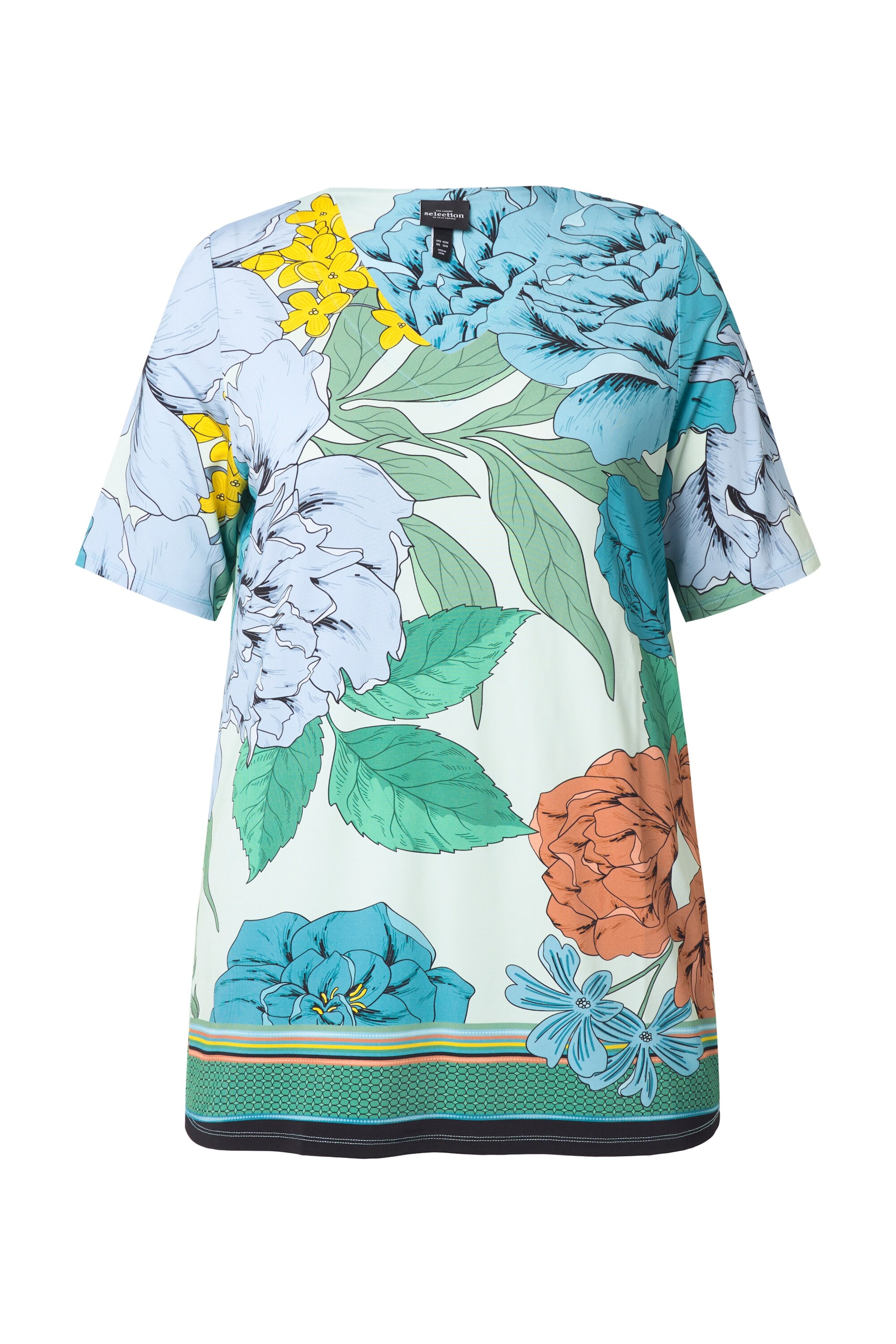 Ulla Popken Shirt in Mixed colours: front