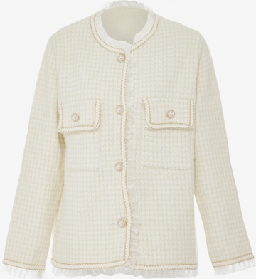 Cardigan ZITHA en beige : devant