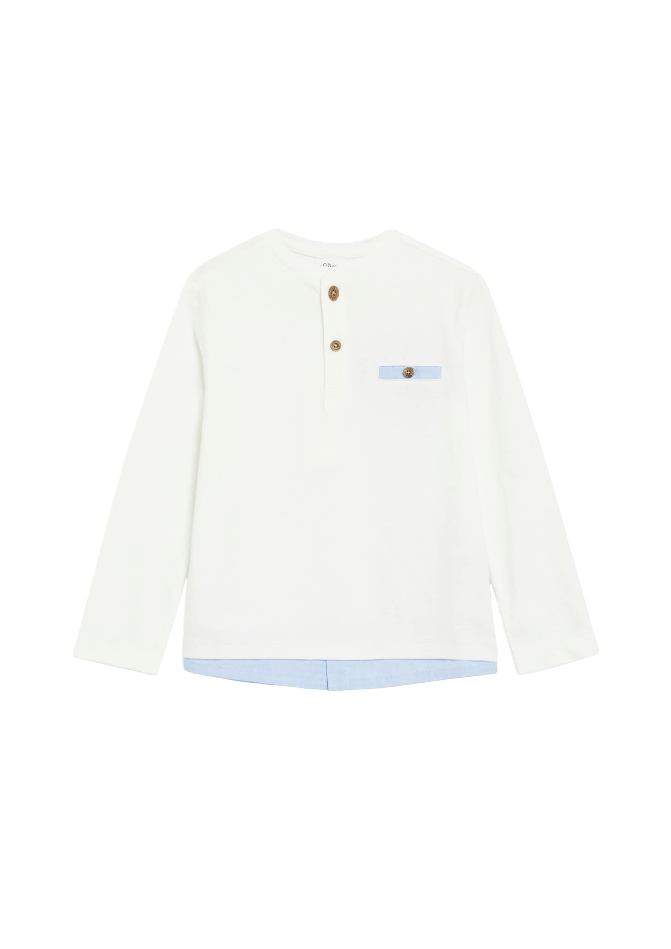 s.Oliver Shirt in Weiß: Vorderseite