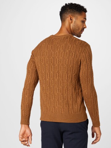 TOM TAILOR Pullover in Braun