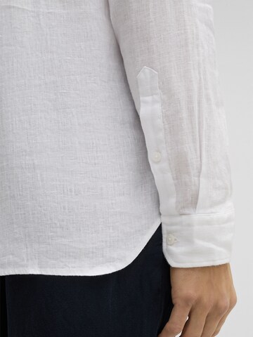 STRELLSON Slim fit Button Up Shirt 'Ceasar' in White