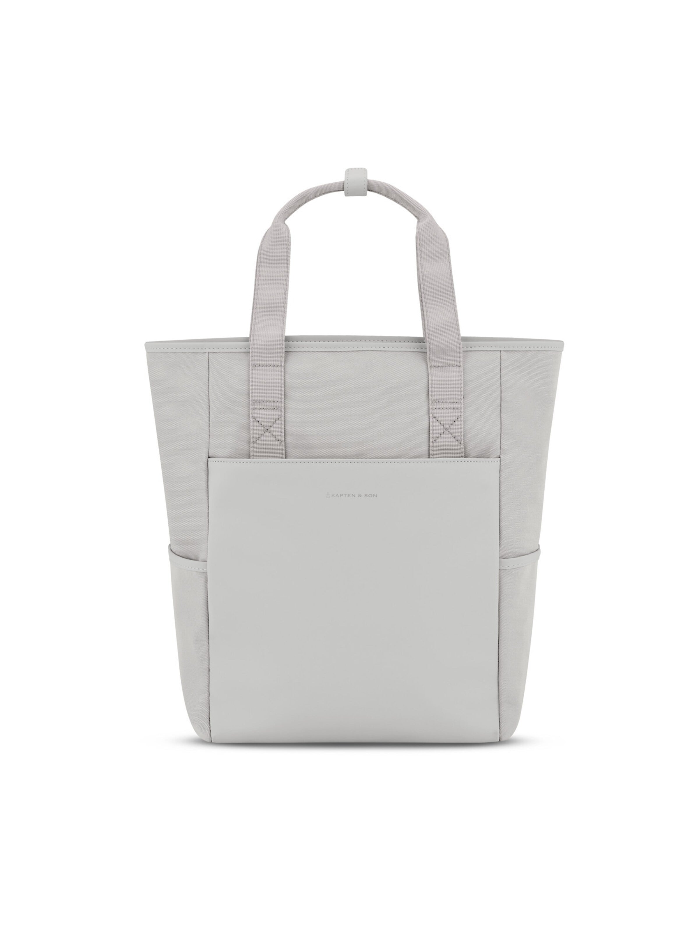 Kapten & Son Rucksack 'Lindby'‌‌‌‌‌‌‌‌‌ in Grau: Vorderseite