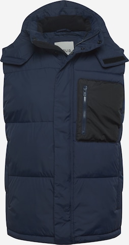 !Solid Vest in Blue: front