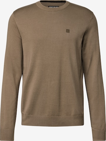 Street One MEN Pullover in Braun: Vorderseite