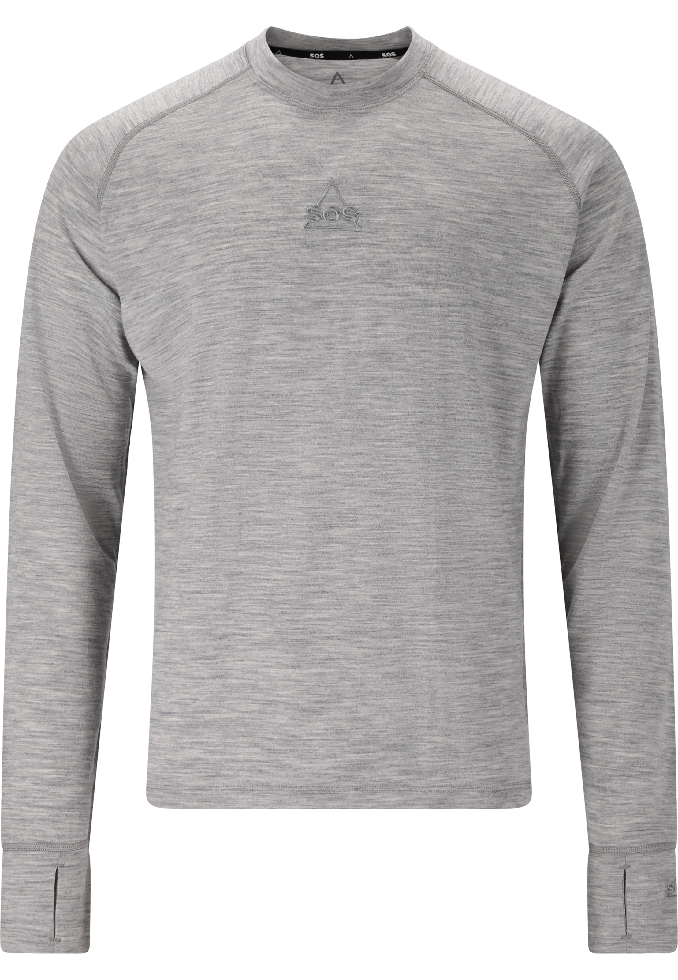 SOS Base Layer 'Nuuk' in Grey: front