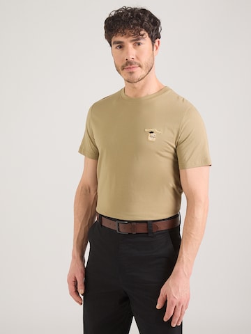 Lindbergh - Camiseta en verde: frente