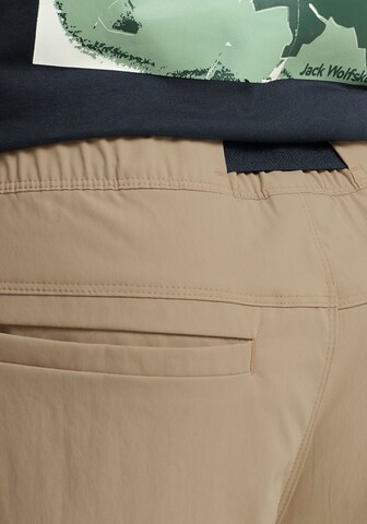 JACK WOLFSKIN Regular Outdoor Pants in Beige