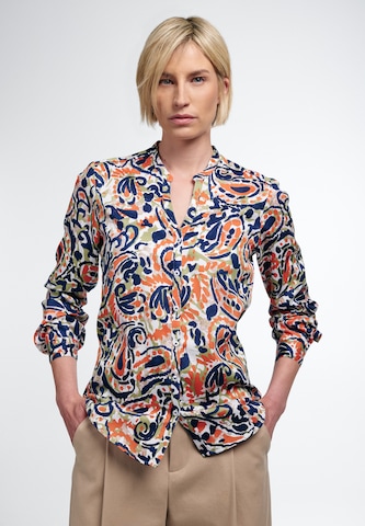 ETERNA Blouse in Blauw: voorkant