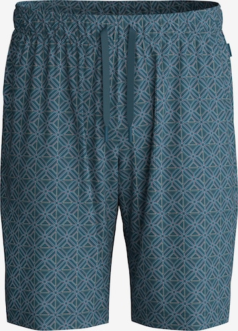 CALIDA Pyjamahose 'RMX Sleep Journey' in Grün: Vorderseite