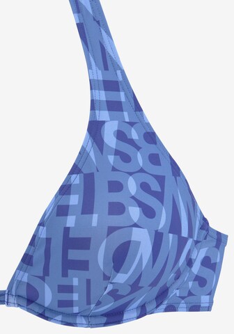 Elbsand Triangle Bikini Top in Blue