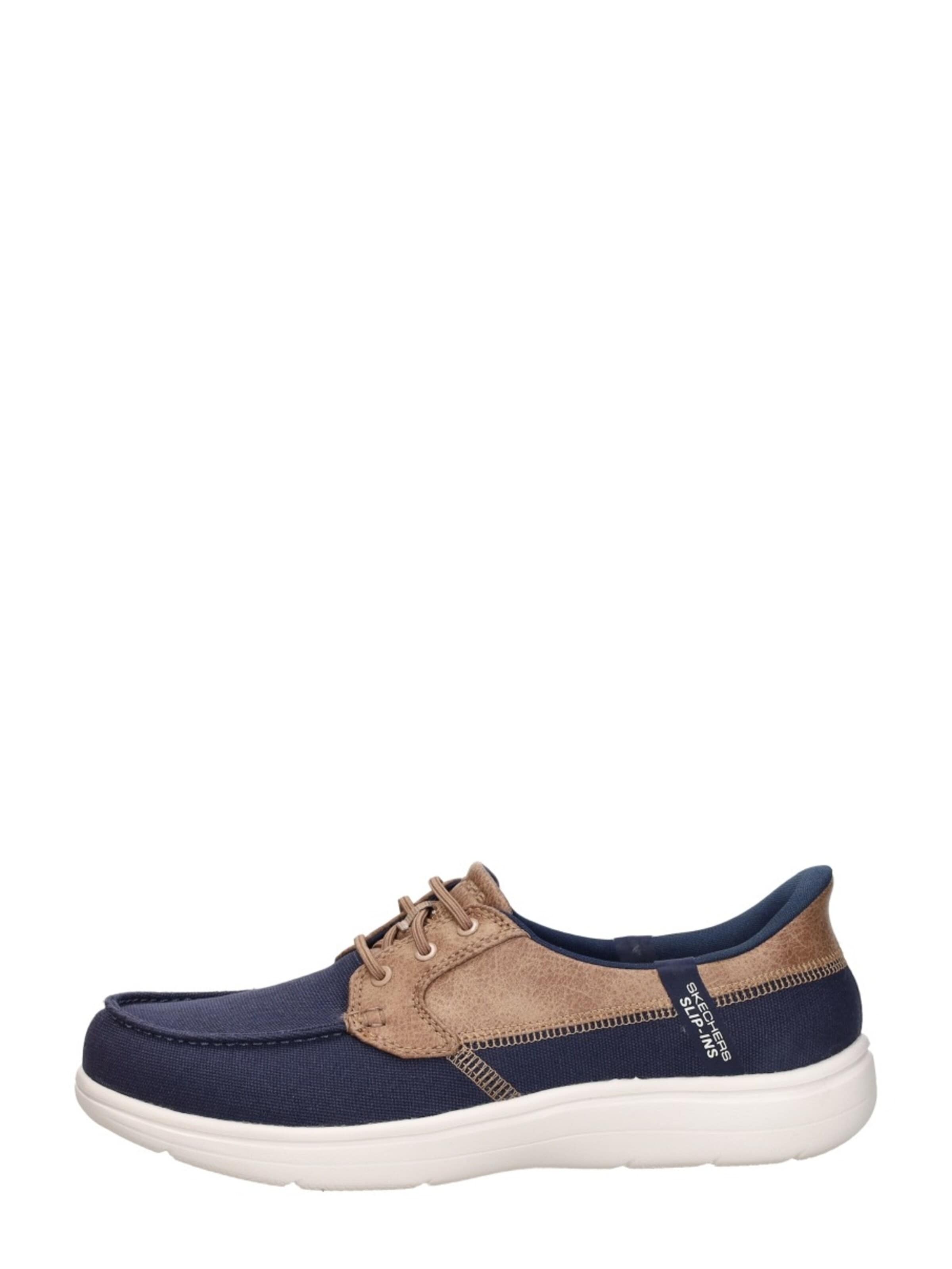 Chaussure à lacets 'Slip-Ins: On-The-Go Flex' SKECHERS en bleu : devant