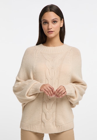 RISA Trui in Beige: voorkant