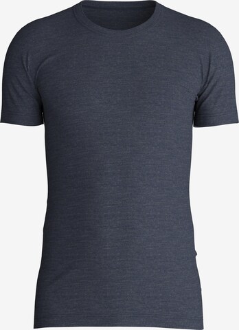 CALIDA Unterhemd 'Wool & Silk' in Blau: Vorderseite