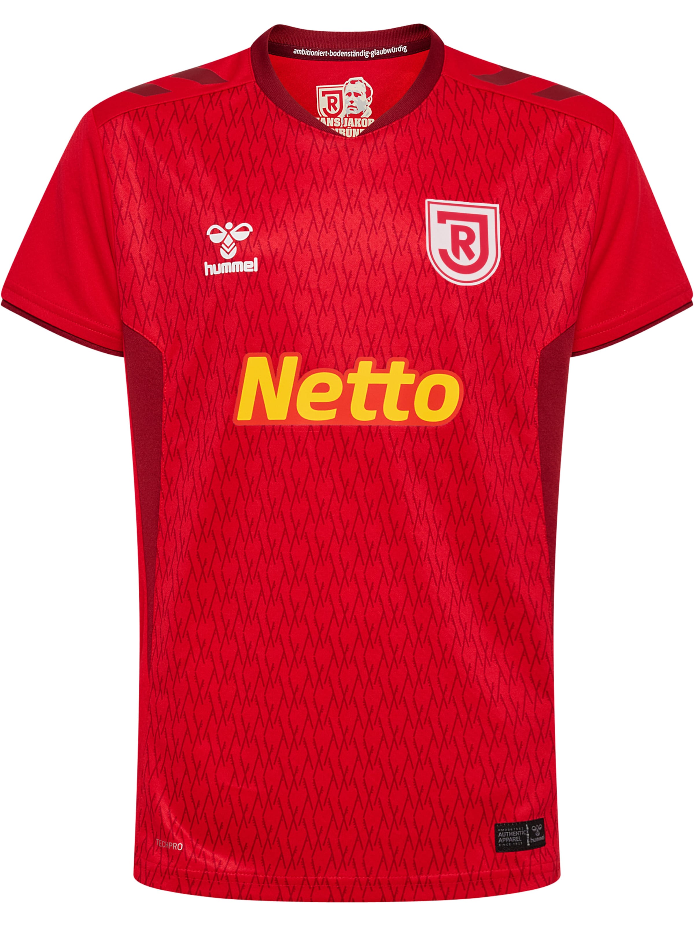 Hummel Functioneel shirt in Rood: voorkant