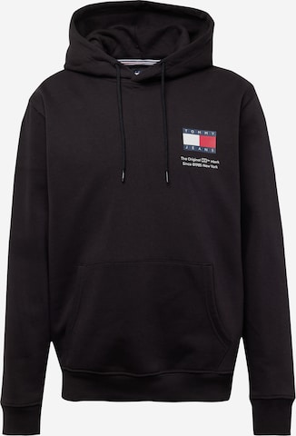 Tommy Jeans Sweatshirt 'Essential' in Black: front