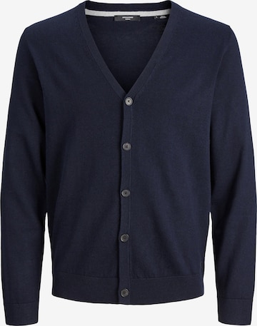 JACK & JONES Knit Cardigan in Blue: front