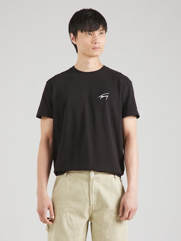 Tommy Jeans Tričko – černá: přední strana