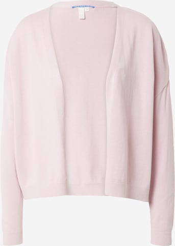 QS Knit cardigan in Pink: front