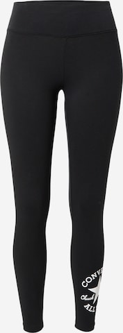 CONVERSE Skinny Leggings in Zwart: voorkant