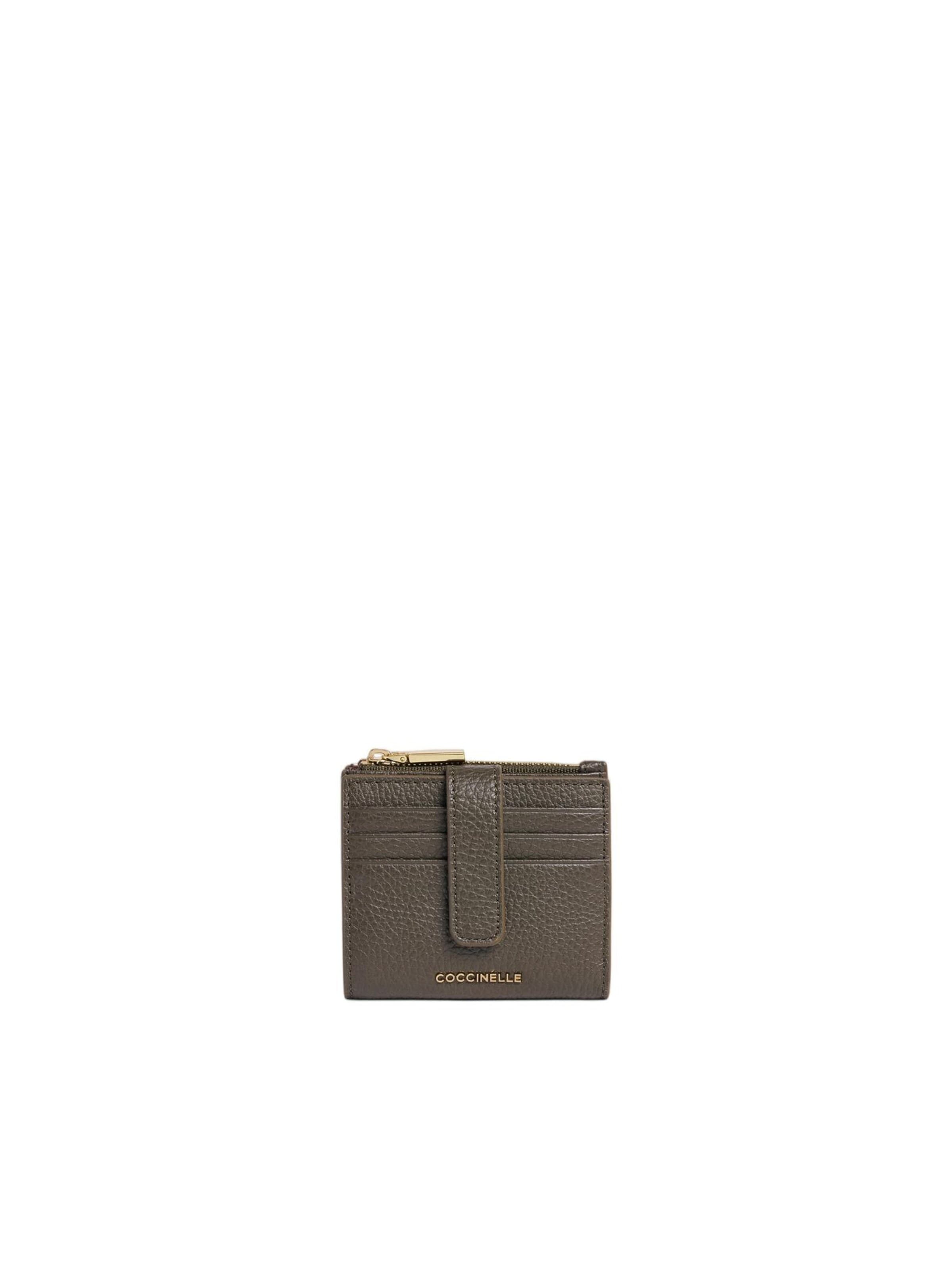 Coccinelle Case 'Metallic 1001 1' in Green: front