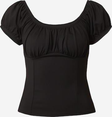 GUESS T-shirt 'CECILIA' i svart: framsida