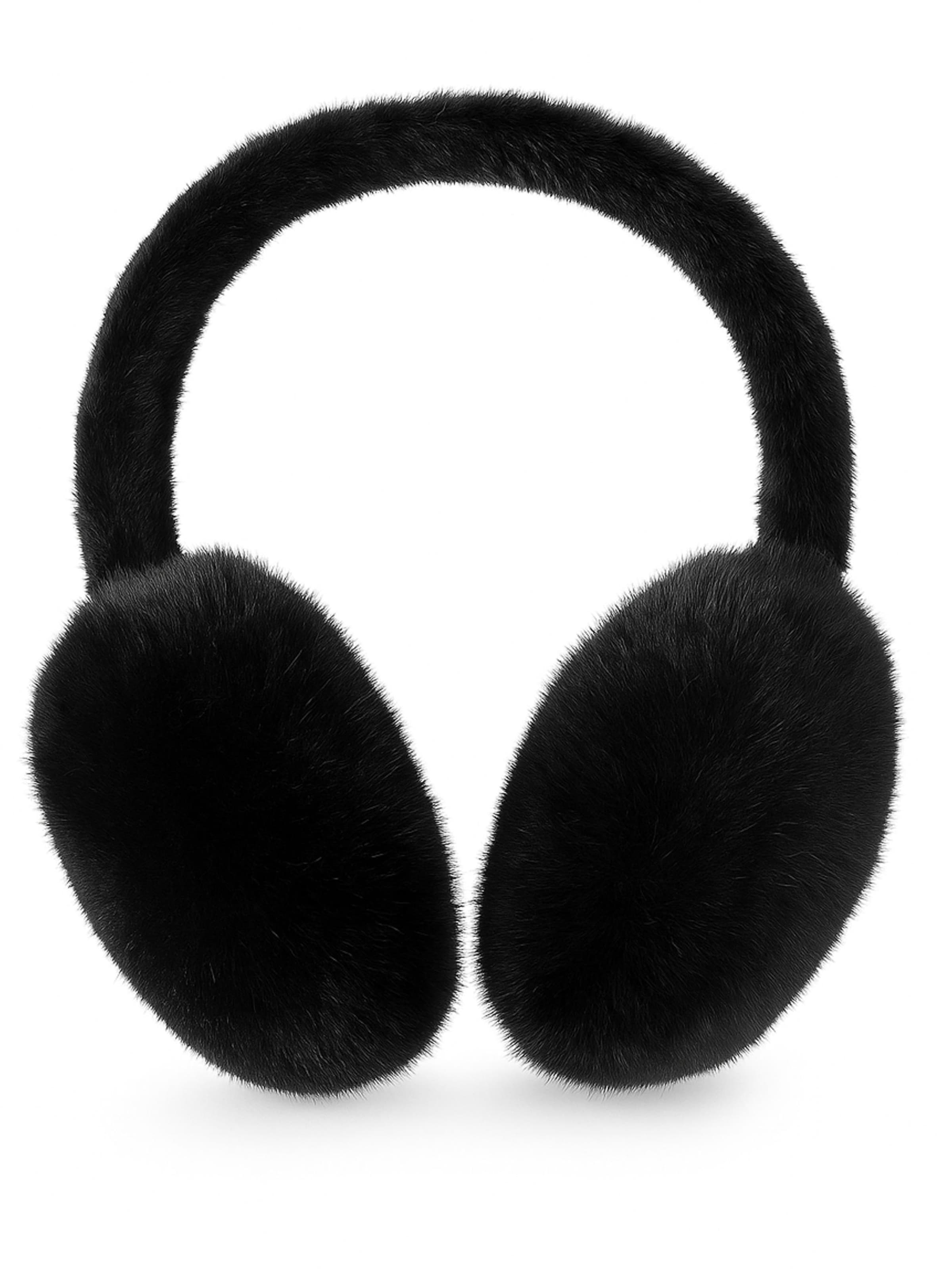 COLLEZIONE ALESSANDRO Headband in Black: front