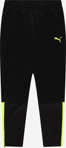 Pantalon de sport 'Liga' PUMA en noir : devant