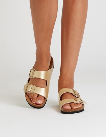 Pepe Jeans Mules 'Oban Claic' in Gold