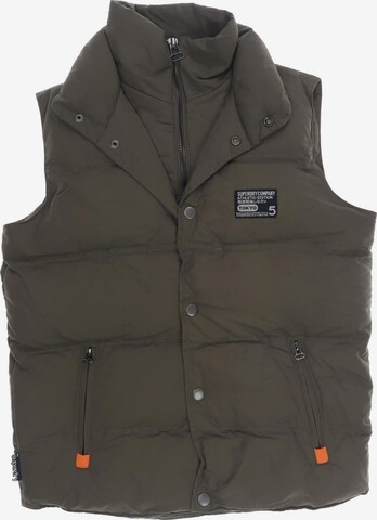 Superdry Vest in M in Green: front