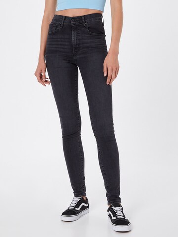 Skinny Jean 'Mile High Super Skinny' LEVI'S ® en noir : devant