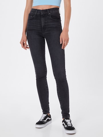 Skinny Jeans 'MILE HIGH SUPER SKINNY BLACKS' di LEVI'S in nero: frontale