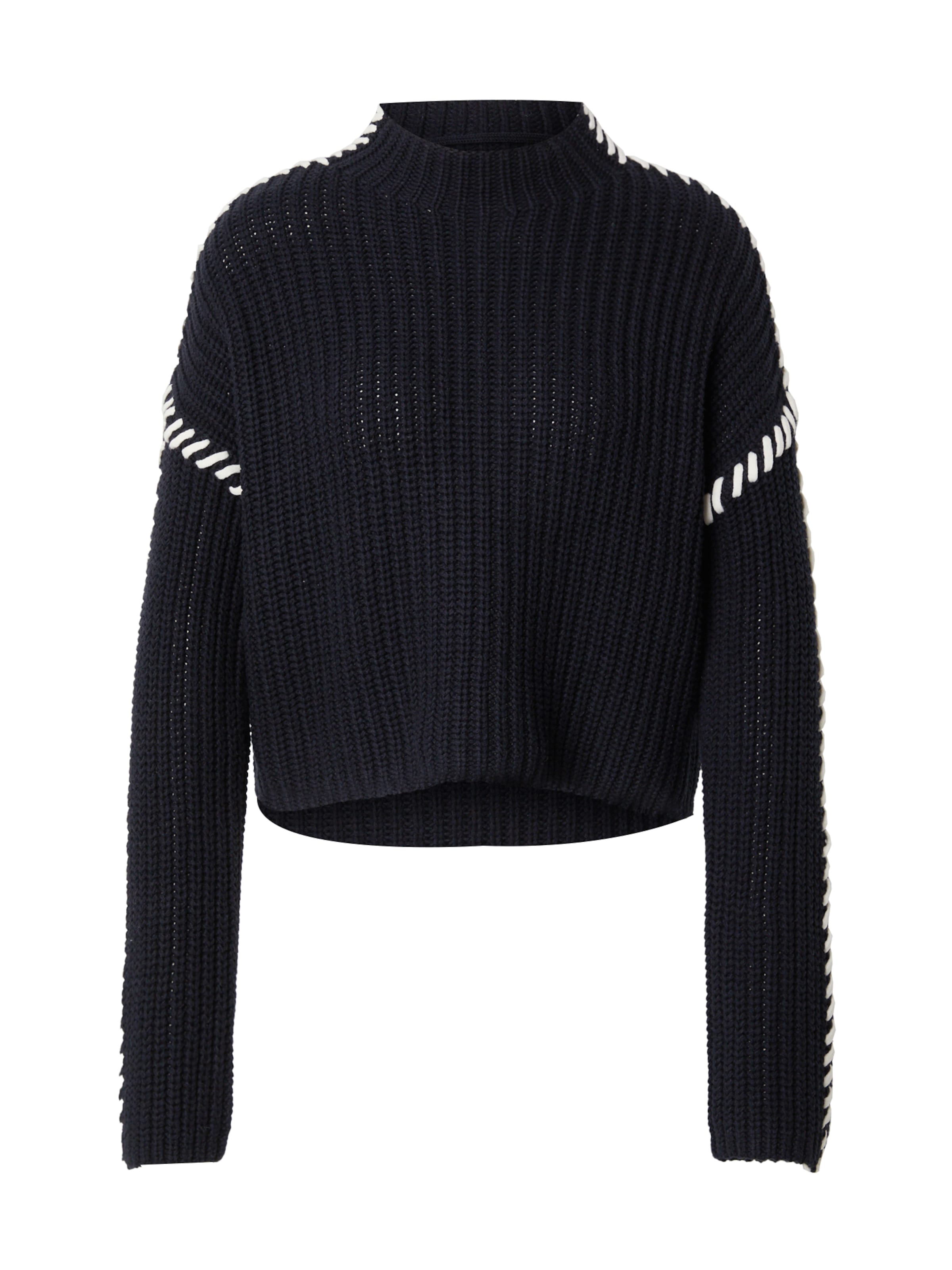 VERO MODA Kampsun 'VMNEWCREAM', värv must: eest vaates